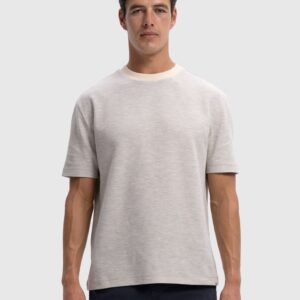 Pique Tee – Light Grey
