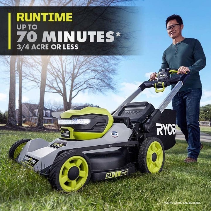 40V HP Brushless 21″ Self-Propelled Multi-Blade Mower Kit - Image 4