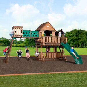 Backyard Discovery Woodridge Elite Cedar Swing Set/Playset