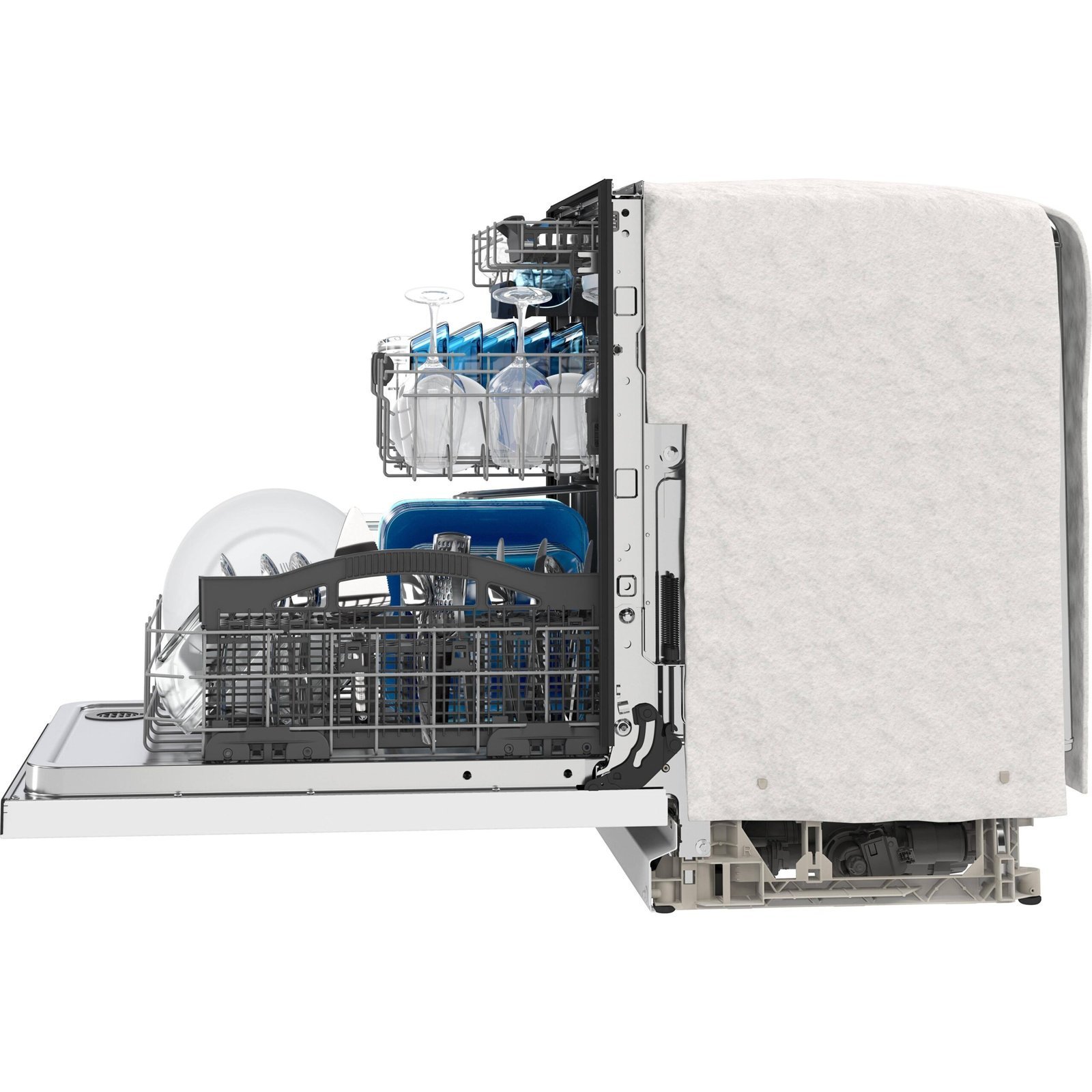24” Top Control Dishwasher with Dual Power Filtration, PowerBlast® Cycle and 3rd Level Rack – 47 dBA - Image 7